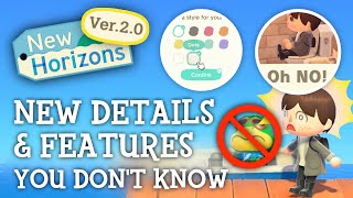 13 SECRET DETAILS amp FEATURES You Dont Know  Animal Crossing New Horizons [upl. by Leon]