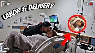 LABOR amp DELIVERY VLOG  OUR FIRST BABY [upl. by Adeehsar922]