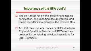 Low Income Housing Tax Credits LIHTC Compliance amp Management [upl. by Nodababus964]