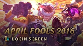 April Fools 2016  Login Screen  League of Legends [upl. by Lehcim]