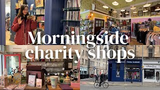 Tour of Morningsides Charity Shops  Thrift Shopping in Edinburgh [upl. by Martinic]