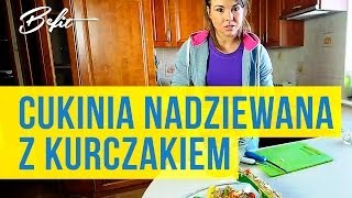 Przepis na cukinię nadziewaną farszem z piersi kurczaka Projekt Befit [upl. by Eak]