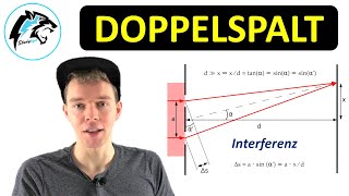 DOPPELSPALT mit Interferenzmuster  Physik Tutorial [upl. by Ardnauqal]