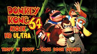 Donkey Kong 64 Kiosk Troff ‘N’ Scoff  Boss Door Opened HD [upl. by Mortensen891]