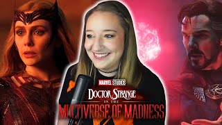 Doctor Strange in the Multiverse of Madness 2022 ✦ MCU First Time Watching Reaction [upl. by Nessi148]