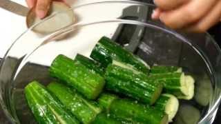 How to make Cucumber Kimchi 오이 소박이 [upl. by Urata933]