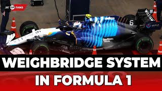 How does the weighbridge system work in Formula 1 l GPFans Special [upl. by Salhcin993]