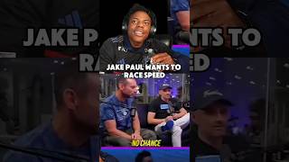 Speed Race Jake Paul ishowspeed [upl. by Arataj748]