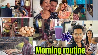 🏡ഞങ്ങളുടെ കുഞ്ഞു വീട്ടിലെ first Day ഇങ്ങനെ ആയിരുന്നു morning routine🌞 [upl. by Leihcar757]