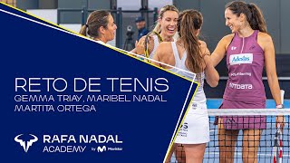 Martita Ortega y Gemma Triay ¡Se retan al tenis [upl. by Alameda396]