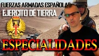 FAS ESPAÑOLAS  ESPECIALIDADES EJERCITO TIERRA de TROPAMARINERIA by XIIDoce [upl. by Retsev152]