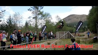 Fastest EVER Run Down Fort William  Record Breaking Run from Laurie Greenland [upl. by Duwe]