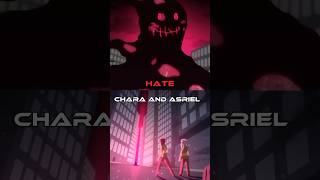 HATE Vs Chara and Asriel edit undertale [upl. by Glory]