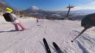 4K Niseko Grand Hirafu Top To Bottom  Mount Yōtei View [upl. by Akcirederf653]