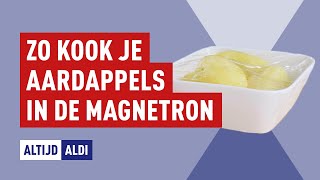 Zo kook je aardappels in de magnetron  Altijd ALDI [upl. by Anastasius753]