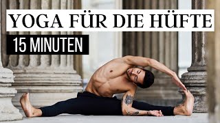 Langsames Dehnen am Morgen I Yoga für Anfänger 15 Minuten Hüfte [upl. by Joerg]