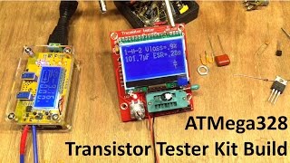 ATMega328 Transistor Tester Build amp Test  12v Solar Shed [upl. by Trixy254]