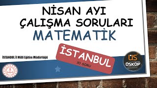 İstanbul Çalışma Soruları  Matematik MEB Nisan 1000 Soru  LGS 2020 [upl. by Yeaton]