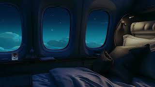 First Class Airplane Ambience  Relax Sleep Study  10 hours Jet Sounds  Brown Noise [upl. by Dianna]