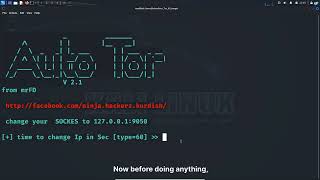 Automatically Change IP Address in every 5 Seconds  100 ANONYMOUS  Kali Linux [upl. by Ydnyl]