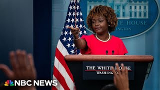 LIVE White House holds press briefing  NBC News [upl. by Nhguavaj611]