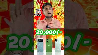 Top 3 phones under ₹20000 🔥😯  best phone under 20000  Best Budget Phones in India ⚡ shorts [upl. by Adnic148]