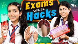 Exams Cheating Hacks  Topper vs Failure  School Students Life  Anaysa [upl. by Prebo]