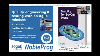 TMAP Quality engineering and testing with an Agile mindset [upl. by Haman534]