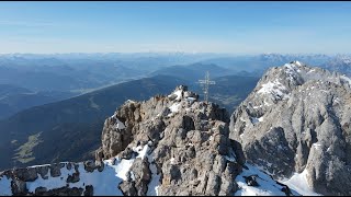 Hoher Dachstein von oben  Drohnenvideo 4K [upl. by Georgi]