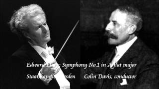 Elgar Symphony No1 in Aflat major  C Davis  Staatskapelle Dresden [upl. by Jem]