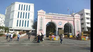 SRM University Chennai campus tour campus [upl. by Ellevehs]