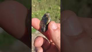 Beautiful green stone rockhound crystals rockhounders rockhounding geology [upl. by Aitnas478]