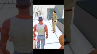 Franklin saved granny in jail part 2 granny viralvideo gta indianbikedriving3d shorts [upl. by Safir]