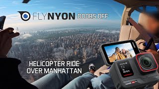 Insta360 Ace Pro  New York City Helicopter ride without doors with FLYNYON  INSTA360 ACE PRO [upl. by Yoong]