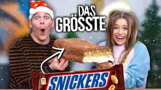 2 IDIOTEN MACHEN DAS GRÖßTE SNICKERS DER WELT mit Joeys Jungle 😰😂😍 [upl. by Noloc]