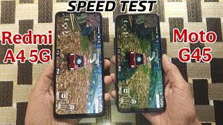 Redmi A4 5G vs Moto G45 5G Speed Test with Gaming AnTuTu Snapdragon 4s Gen 2 vs 6s Gen 3 [upl. by Ainolopa364]