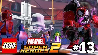 LEGO Marvel Super Heroes 2 Walkthrough Part 13  Symbiote Surprise SpiderMan vs Carnom Boss Fight [upl. by Jarvis]