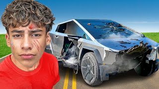 FERRAN ALMOST DIED in Cyber Truck Crash Royalty Family [upl. by Constantino]