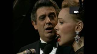 PLACIDO DOMINGO Y PALOMA SAN BASILIO JUNTOS POR FIN HD TOGETHER LAST AT 1991 [upl. by Alessandra]