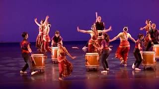 Abhinaya Dance Company excerpt with SJ Taiko quotSynergyquot and 2014 concert quotArjuna A Warriors Talequot [upl. by Kenwee]