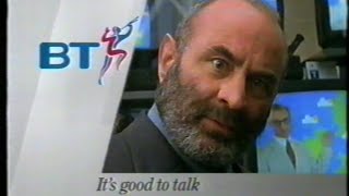 British Telecom advert with Bob Hoskins  23rd October 1994 British television commercial [upl. by Akemehc]