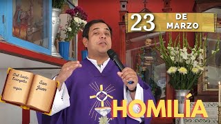 EVANGELIO DE HOY sábado 23 de marzo del 2024  Padre Arturo Cornejo [upl. by Ylra]