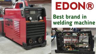 EDON inverter welding machine MMA250S complete review with testingBest ARC welding machine in 2024 [upl. by Entroc597]