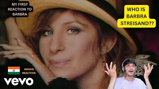 Barbra Streisand  Somewhere Official Video INDIAN REACTION 1079 [upl. by Colp16]