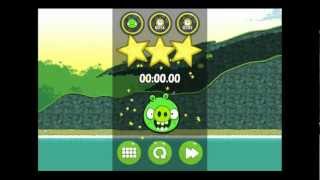 Bad Piggies Zero Seconds in Road Hogs R4 and R6 Fastest Possible Time [upl. by Yelkao]