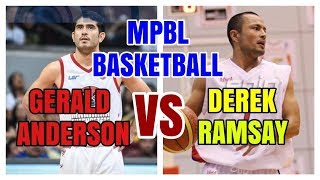 Derek Ramsay vs Gerald Anderson MPBL [upl. by Esaele]