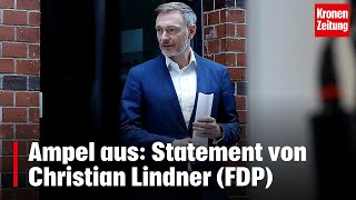 Deutsche Ampel gescheitert Scholz vs Lindner  kronetv NEWS [upl. by Melicent]