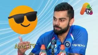 Virat Kohli Press Conference Funny Video Azizi Totay I Tezabi Totay by Ali Azizi [upl. by Seadon869]