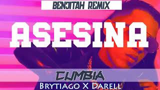 Asesina Brytiago X Darell Cumbia Remix SONIDOREMIX [upl. by Einobe]