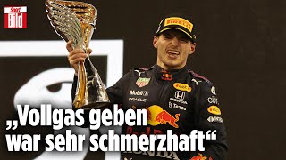 Formel 1 Verstappen verrät irres Detail über die letzte Runde im WMFinale [upl. by Wivestad764]